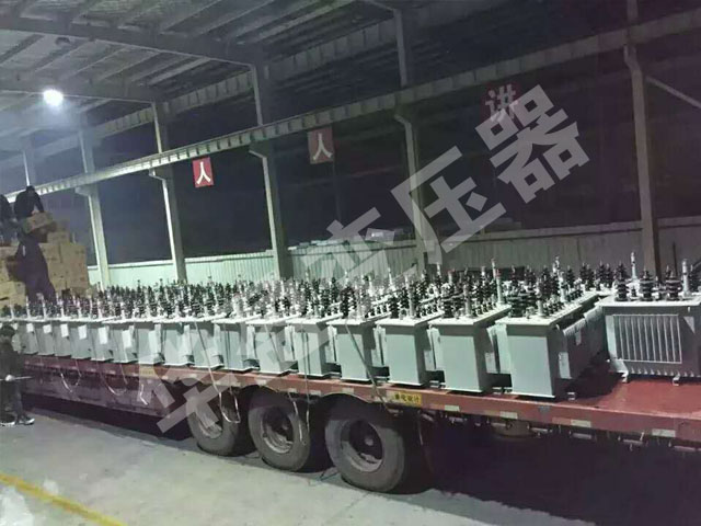 乌海非晶合金变压器发货现场